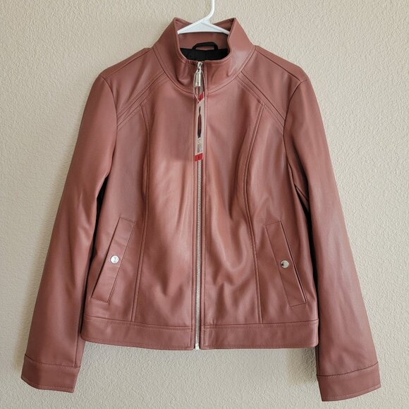 Vince Camuto Ladies' Faux Leather Jacket NWT - Picture 4 of 6